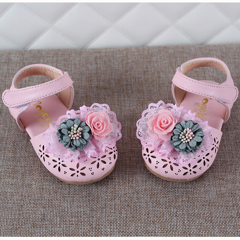 Summer Girls Cute Flower Sandals