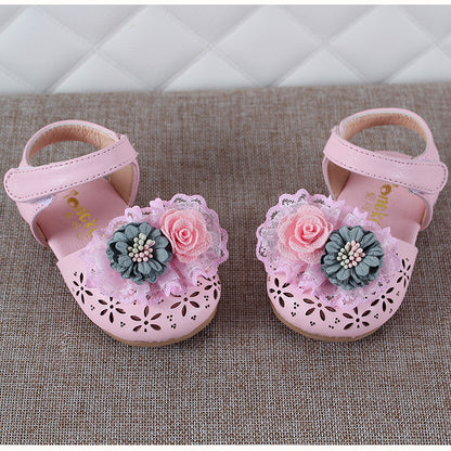 Summer Girls Cute Flower Sandals