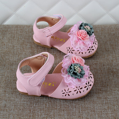 Summer Girls Cute Flower Sandals