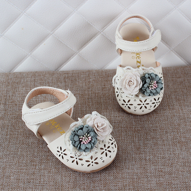 Summer Girls Cute Flower Sandals