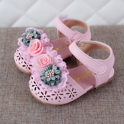 Summer Girls Cute Flower Sandals