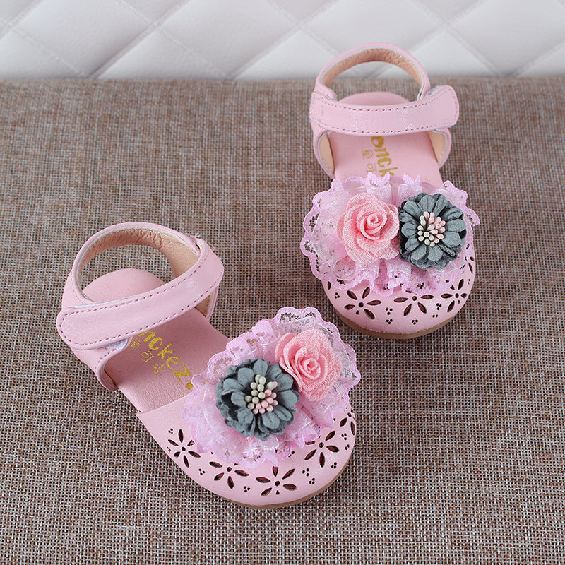 Summer Girls Cute Flower Sandals