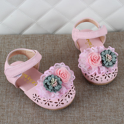 Summer Girls Cute Flower Sandals
