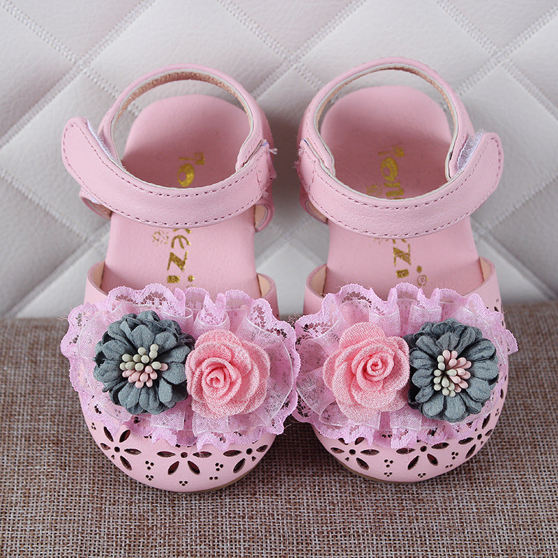 Summer Girls Cute Flower Sandals