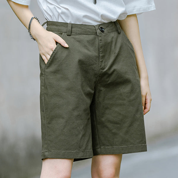 Japanese Loose Outdoor Cropped Shorts
