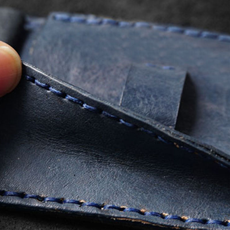 Handmade Leather Mid-length Wallet
