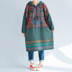 Ethnic Flower Print Dress
