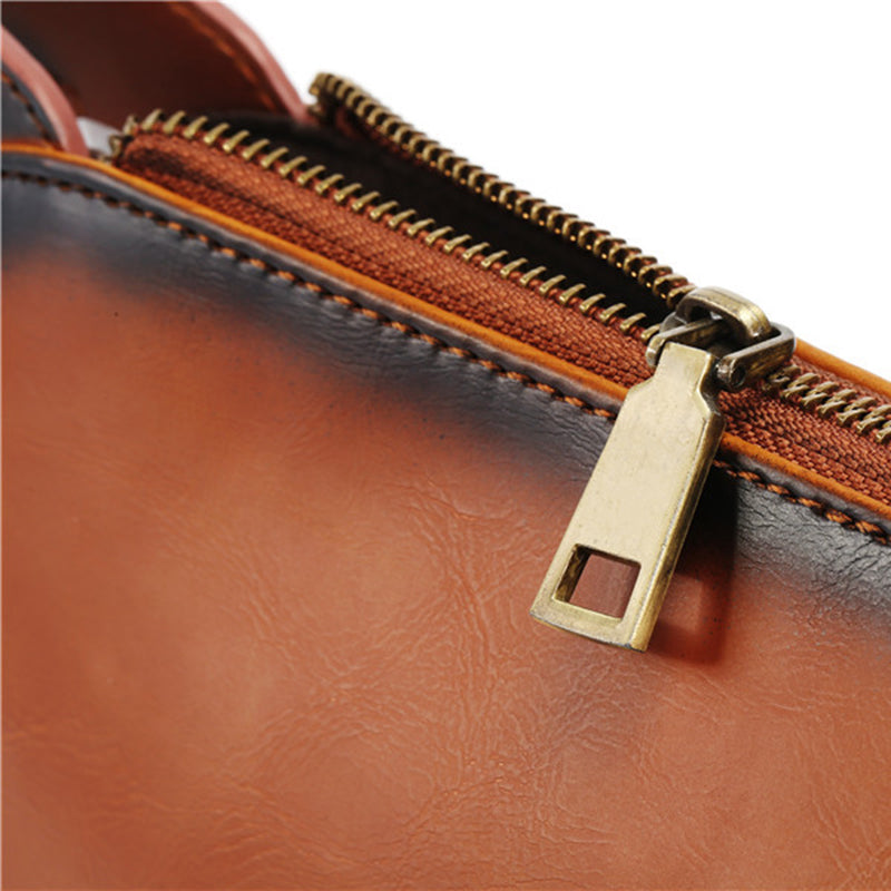 Vintage Street Rivet Business Clutch Shoulder Bag