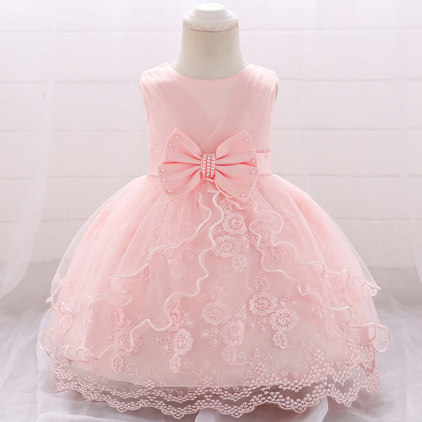 Cute Flower Girl Puffy Princess Party Dress