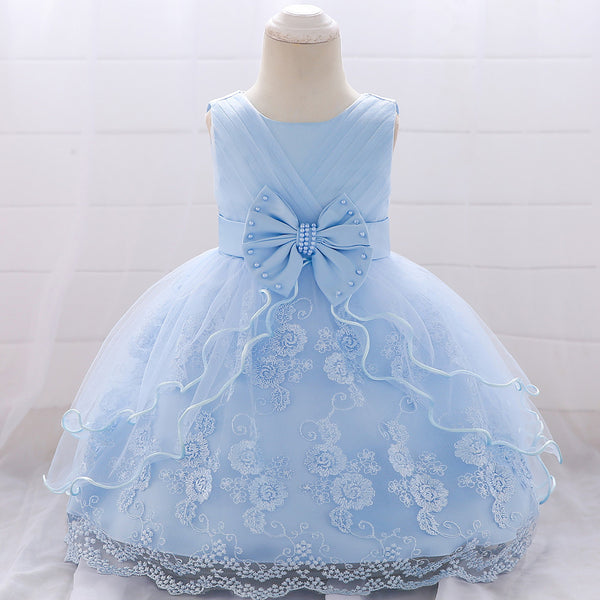 Cute Flower Girl Puffy Princess Party Dress