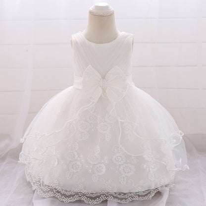 Cute Flower Girl Puffy Princess Party Dress