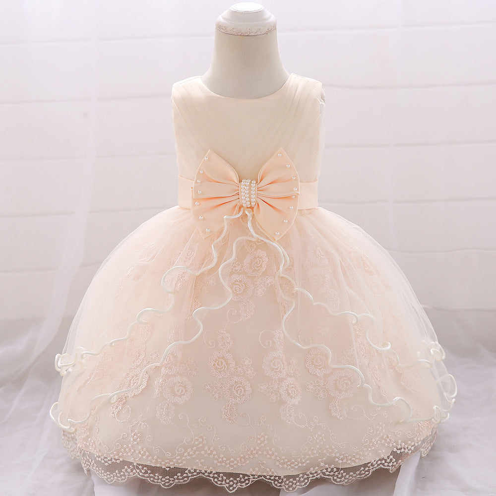Cute Flower Girl Puffy Princess Party Dress