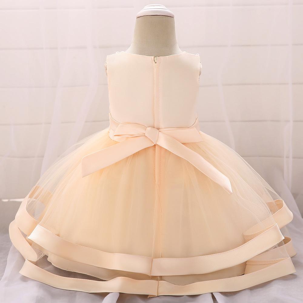 Girls Cozy Embroidery Princess Dress