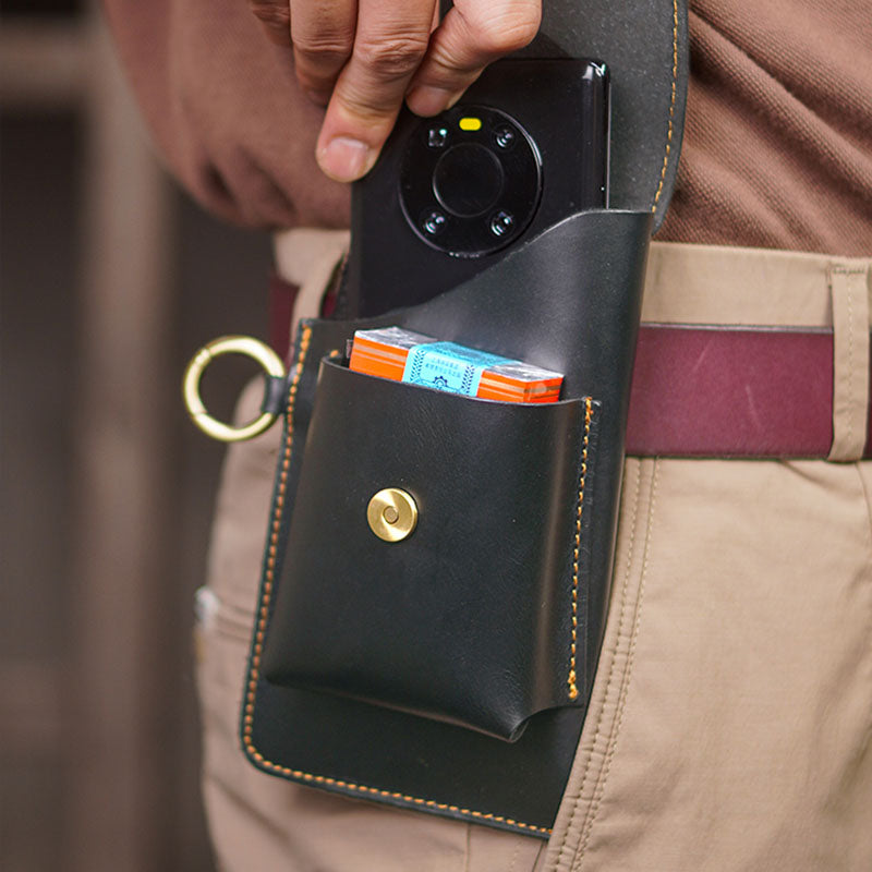 Multifunction Vertical Double Pocket Waist Bag