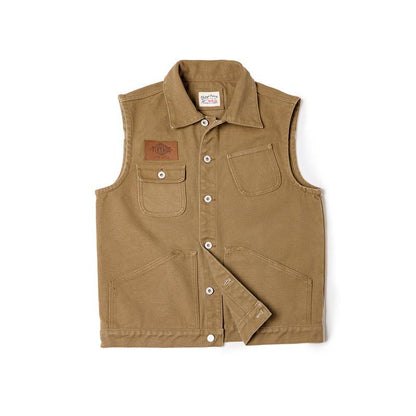 Men's Vintage Slim Single Breasted Multi-pocket Hunting Vest