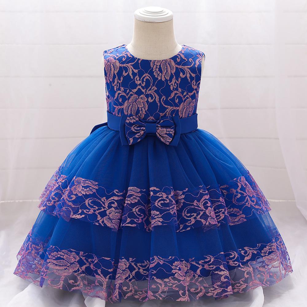 Baby Girls Summer Cute Fluffy  Lace Dress