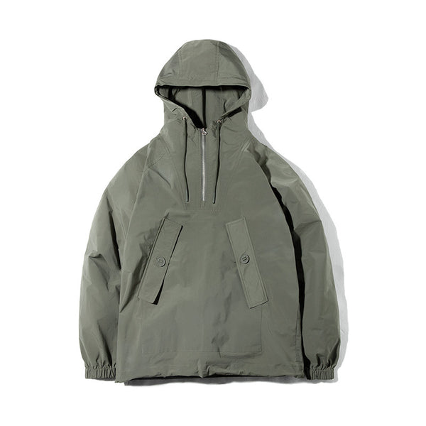 Outdoor Retro Military Style Deck Parka Hooded Jacket