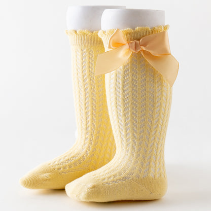 Baby Bowknot Mesh Socks