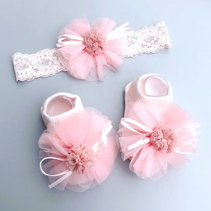 Baby Cute Hairband and Socks