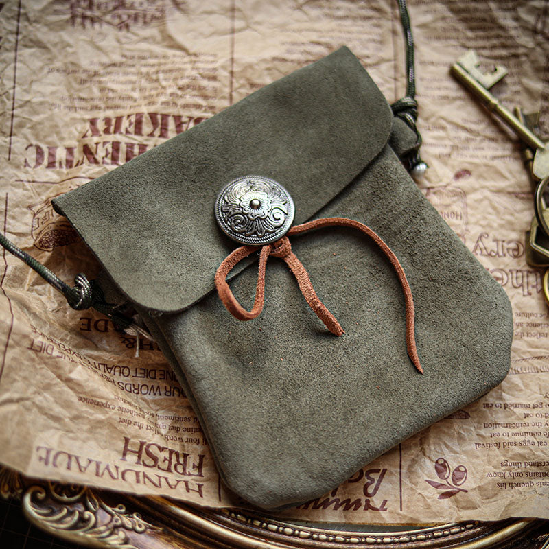 Cowhide Shoulder Messenger Mini Bag