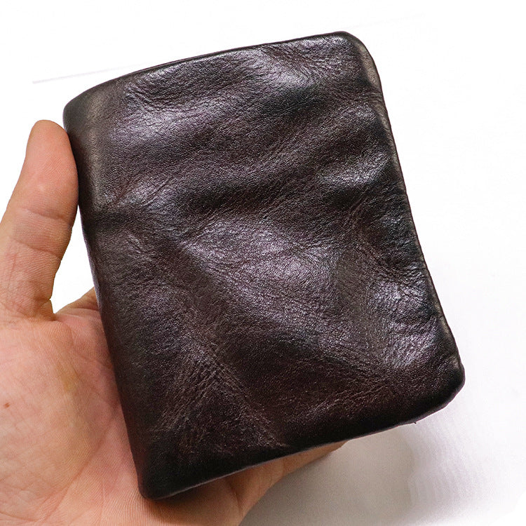 Wrinkled Retro Multi-card Soft Wallet