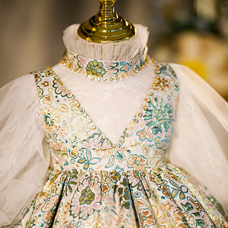 Flower Puffy Princess Dress