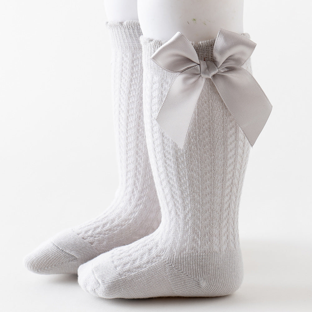 Baby Bowknot Mesh Socks