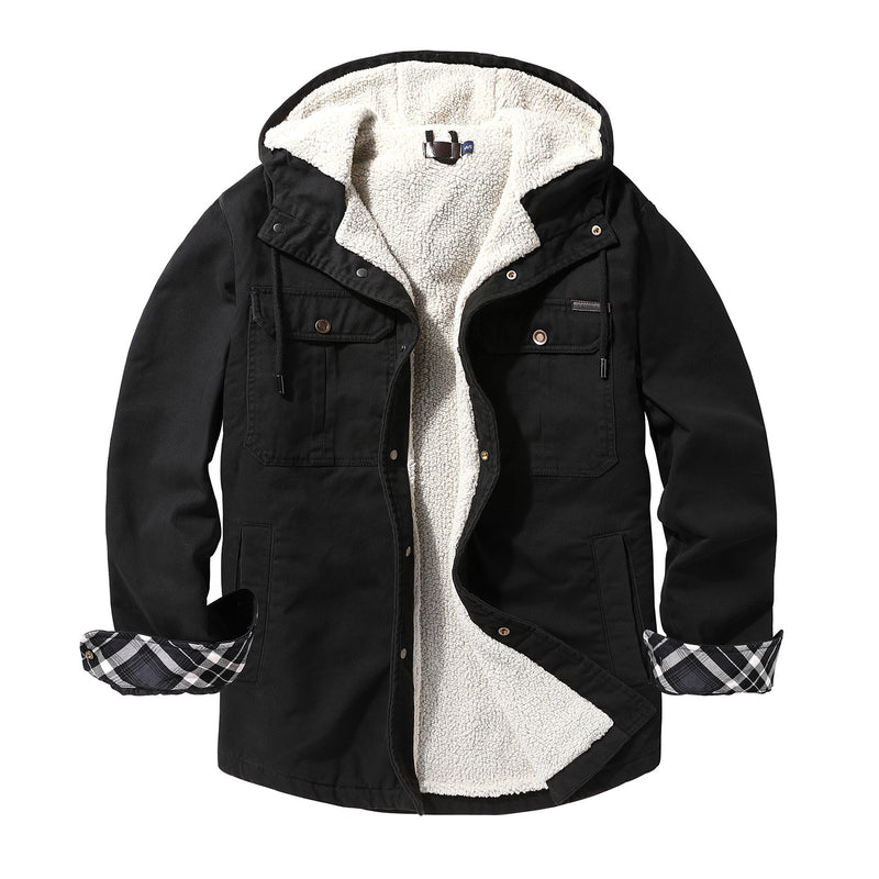 Casual Plus Fleece Long-sleeved Jacket