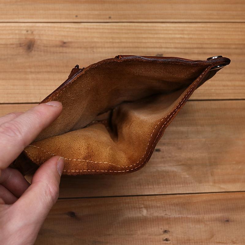 Retro Handmade Leather Wallet Multi Card Slots Wallet