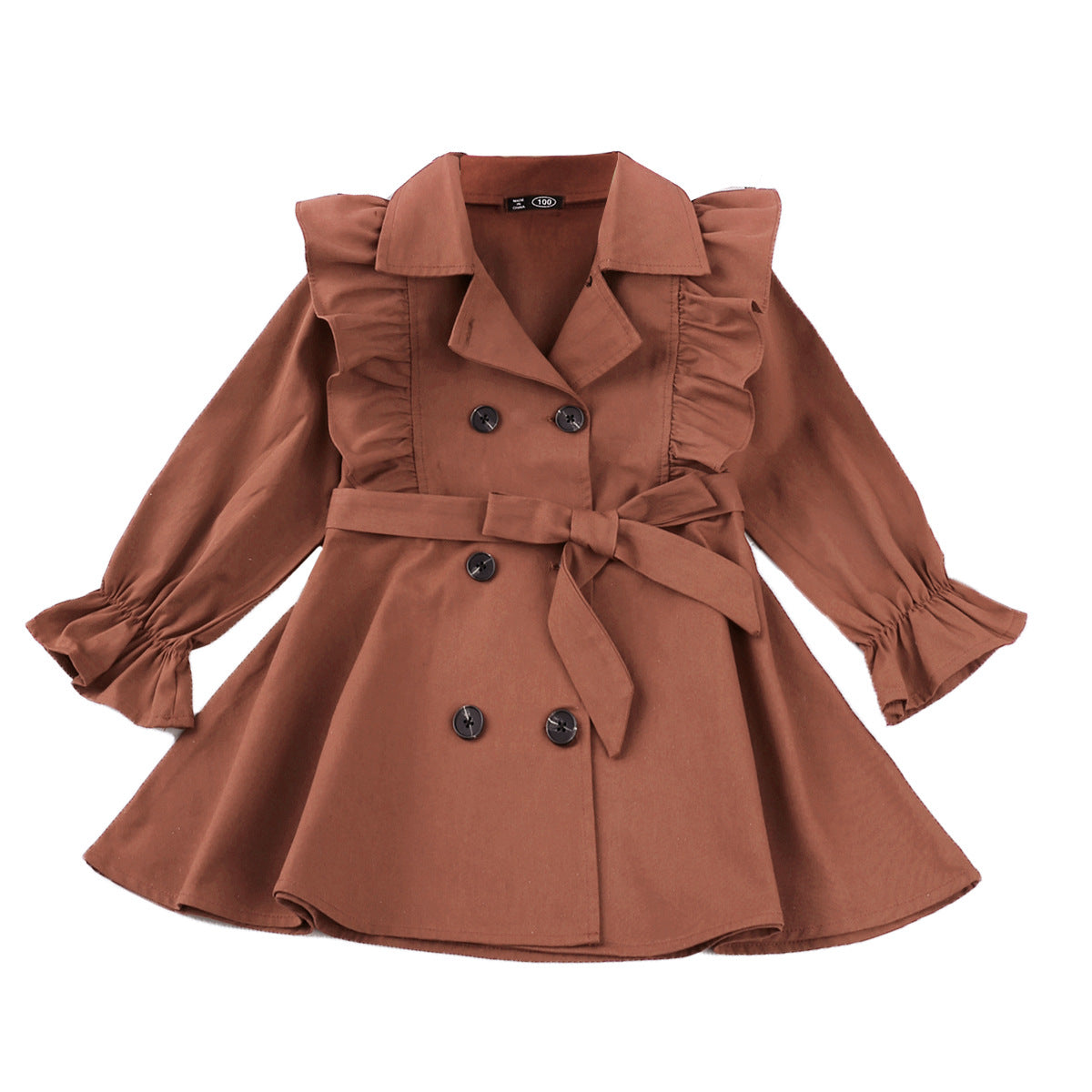 Girls Fashion Trench Coat