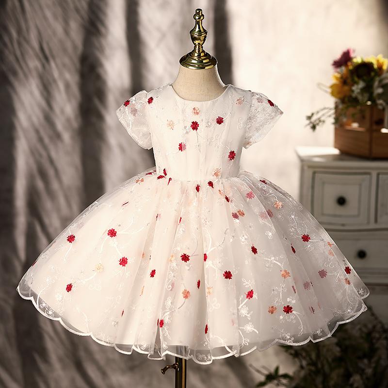 Retro Elegant Cute Flower Princess Dress
