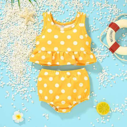 Girls Cute Printed Bikini