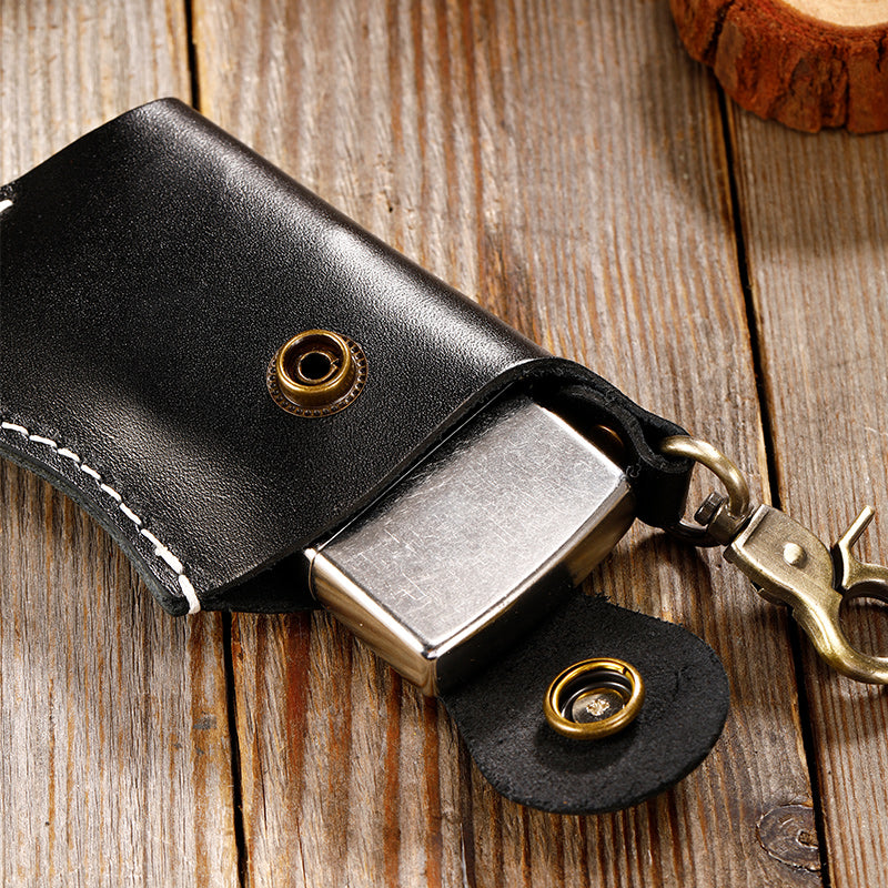 Lighter Leather Waist Hanging Holster