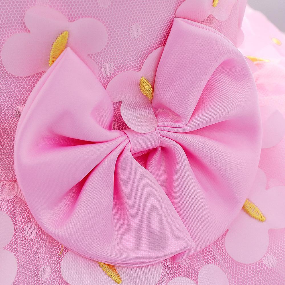 Elegant Girl Bow Fluffy Princess Dress