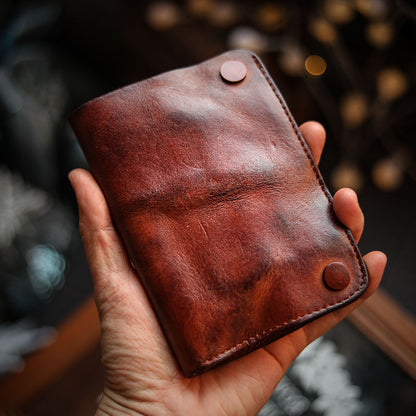 Retro Leather Multiple Card Slots Wallet