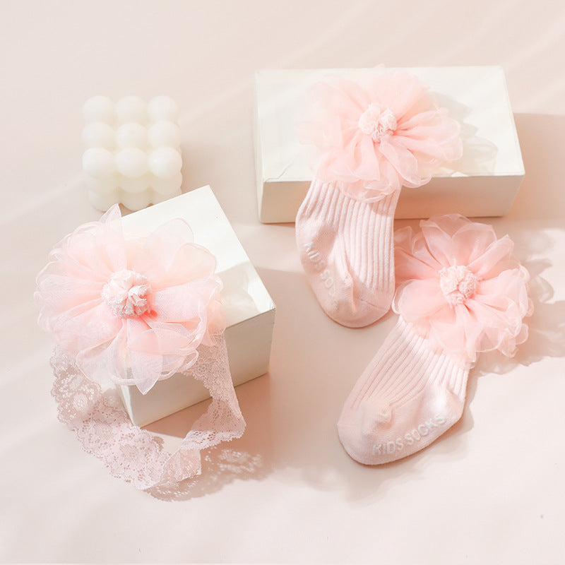 Baby Princess Hairband and Socks