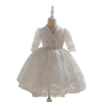 Elegant Girl's One-year-old Baby Princess Dress