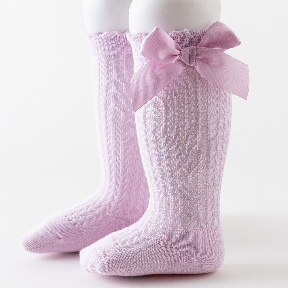 Baby Bowknot Mesh Socks
