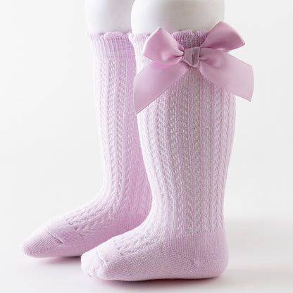 Baby Bowknot Mesh Socks