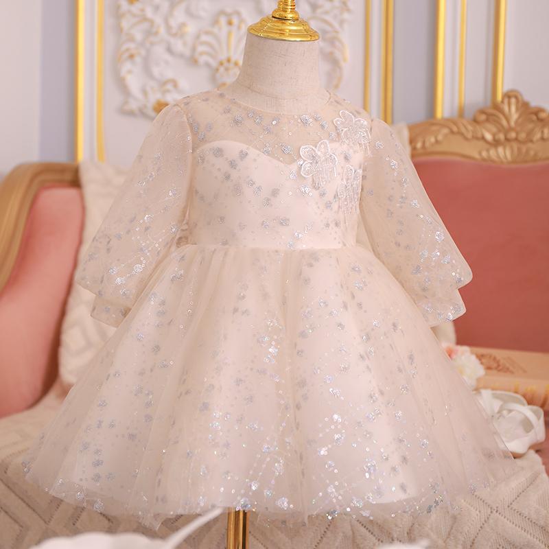 Elegant Cute Sequins Embroidery  Princess Dress
