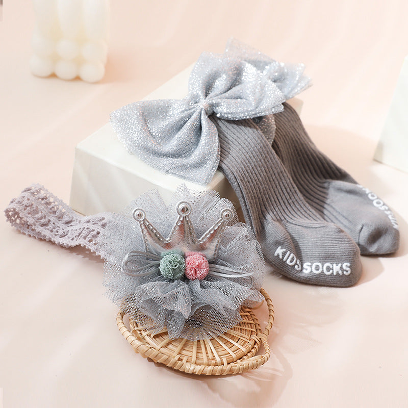 Baby Princess Hairband and Socks
