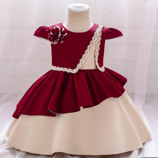 Elegant Baby Girls Summer Cute Fluffy  Party Dress