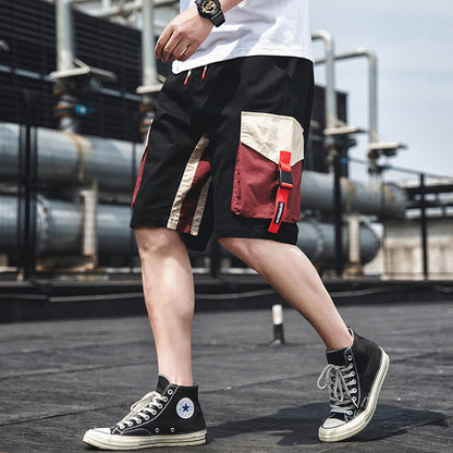 Large Pockets Loose Cargo Shorts