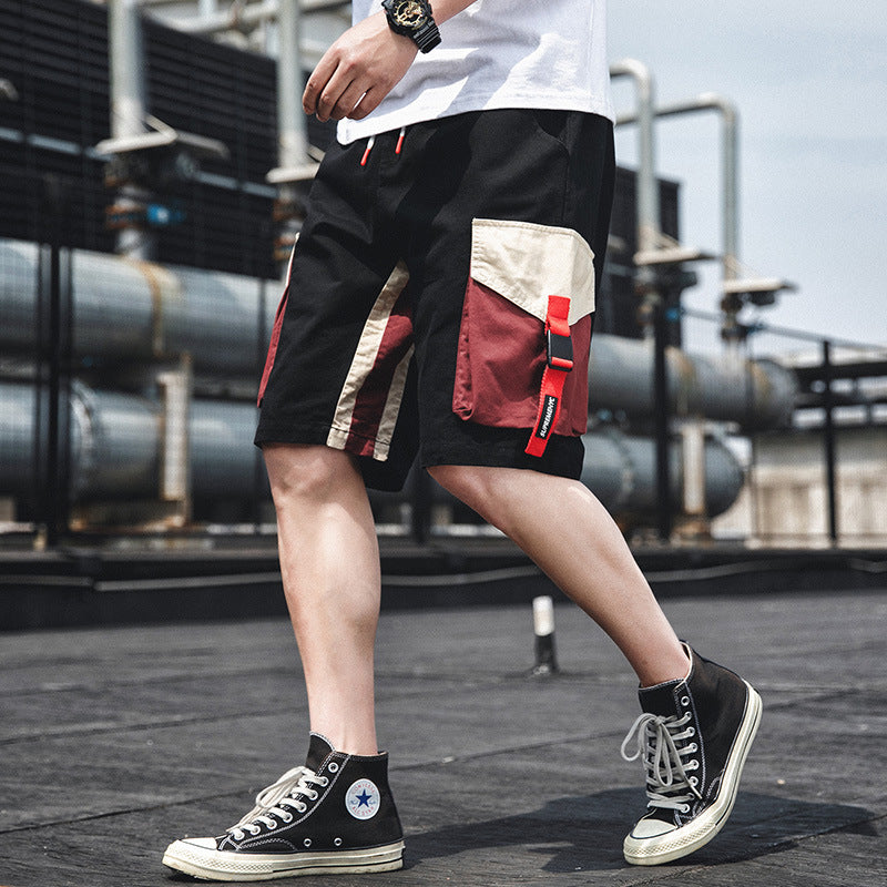 Large Pockets Loose Cargo Shorts