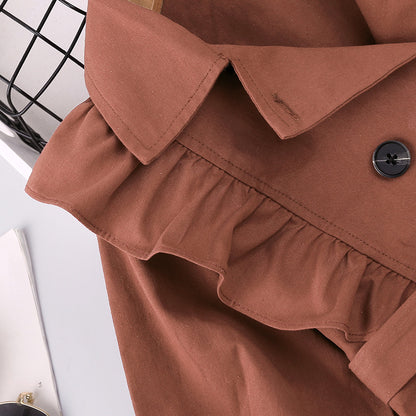 Girls Fashion Trench Coat