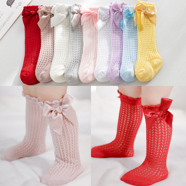 Baby Bowknot Mesh Socks