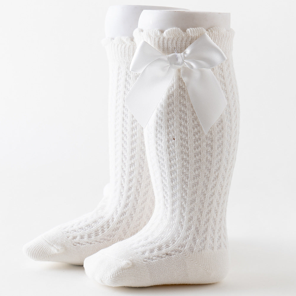 Baby Bowknot Mesh Socks