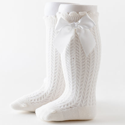 Baby Bowknot Mesh Socks