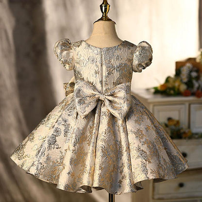 Vintage Elegant Fluffy Birthday Princess Dress