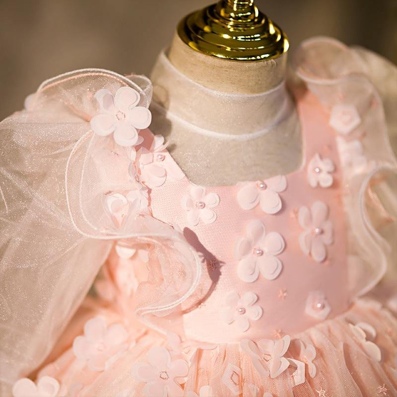 Flower Girl Puffy Princess Cake Dress